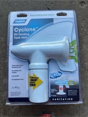 Camco Cyclone RV Holding Tank Vent - White